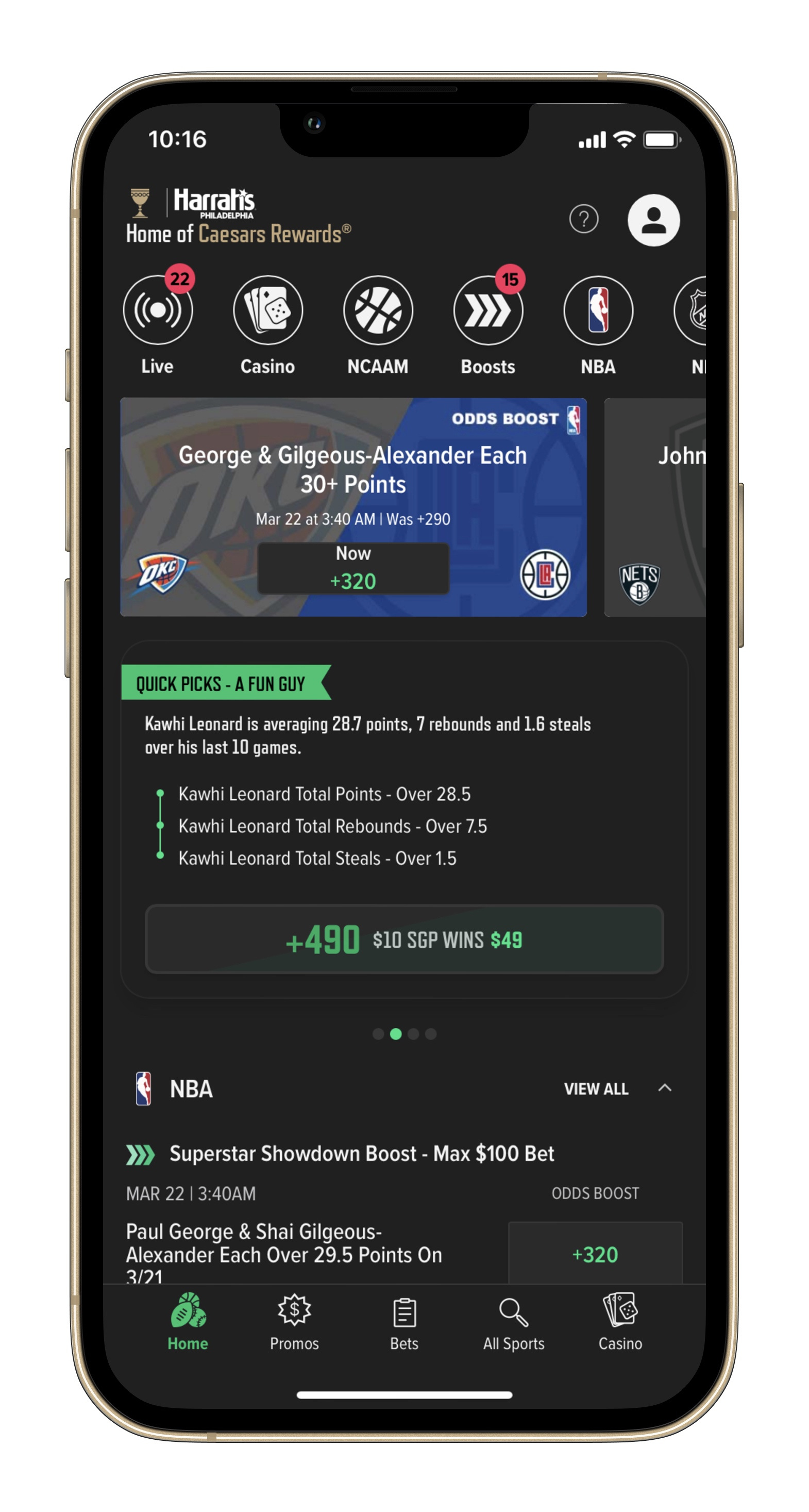 Caesars Sportsbook App