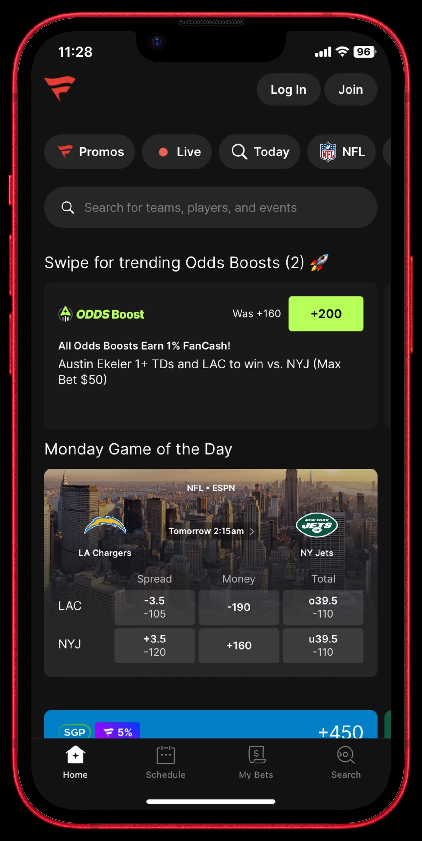 Fanatics Sportsbook App