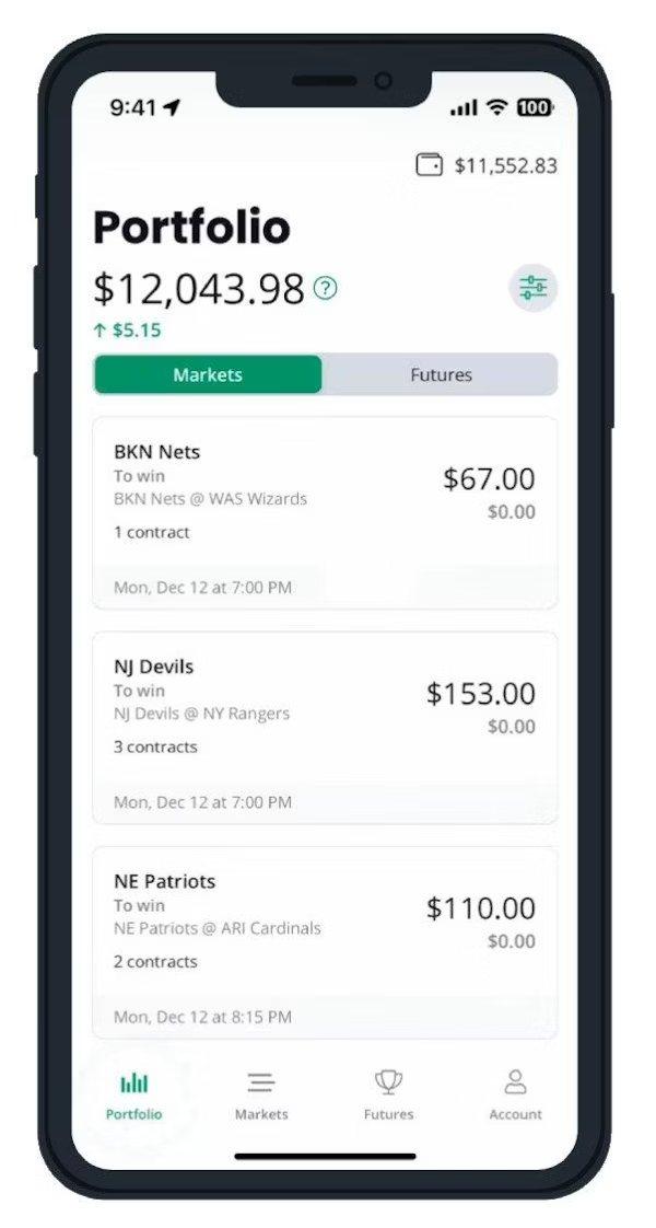 Sporttrade App Portfolio