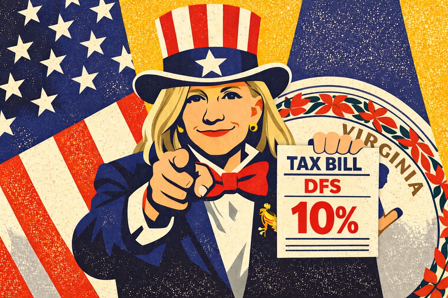 Virginia taxes DFS revenue