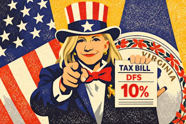 Virginia taxes DFS revenue