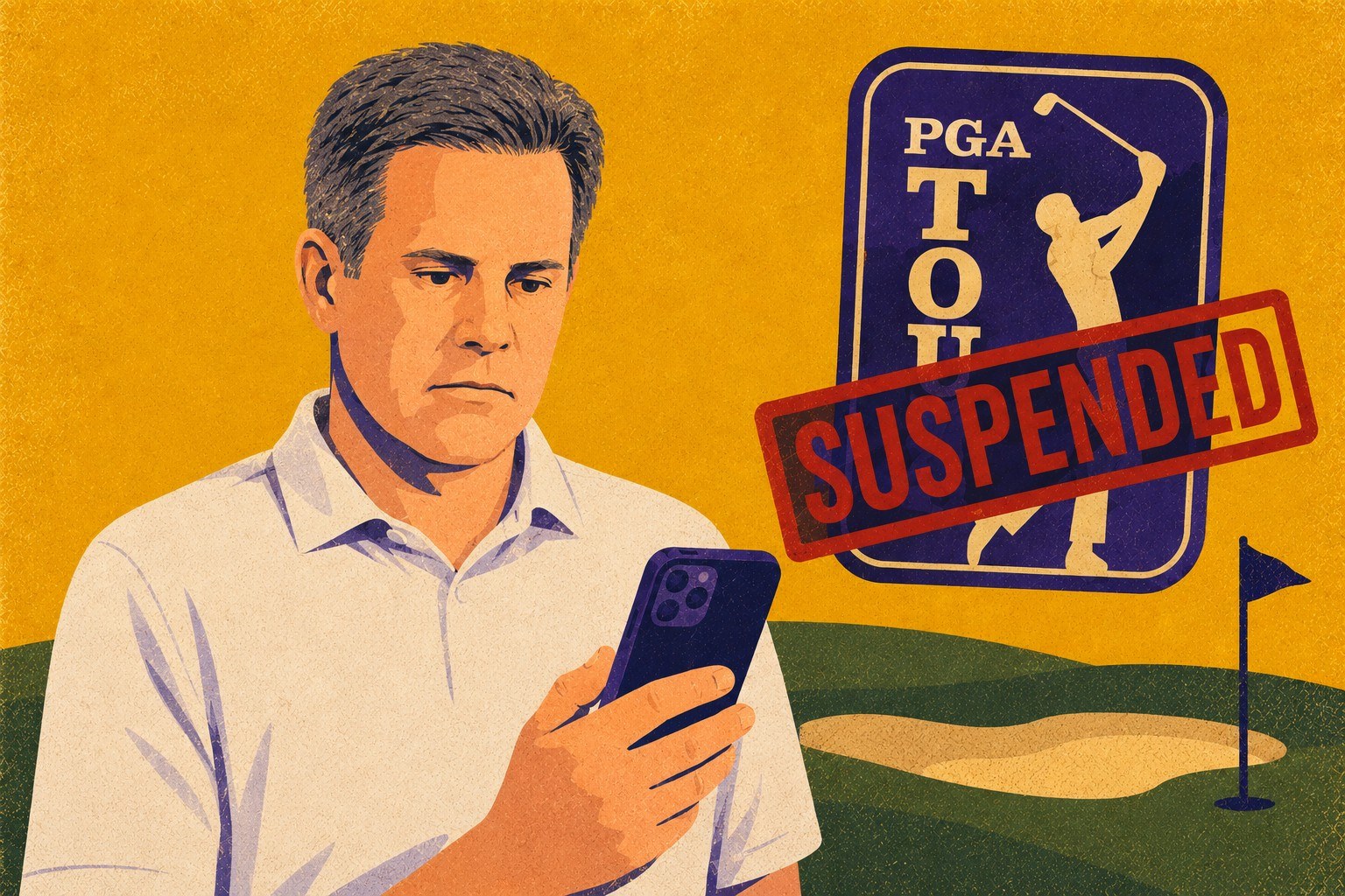 Matt gogel pga tour golf betting suspension