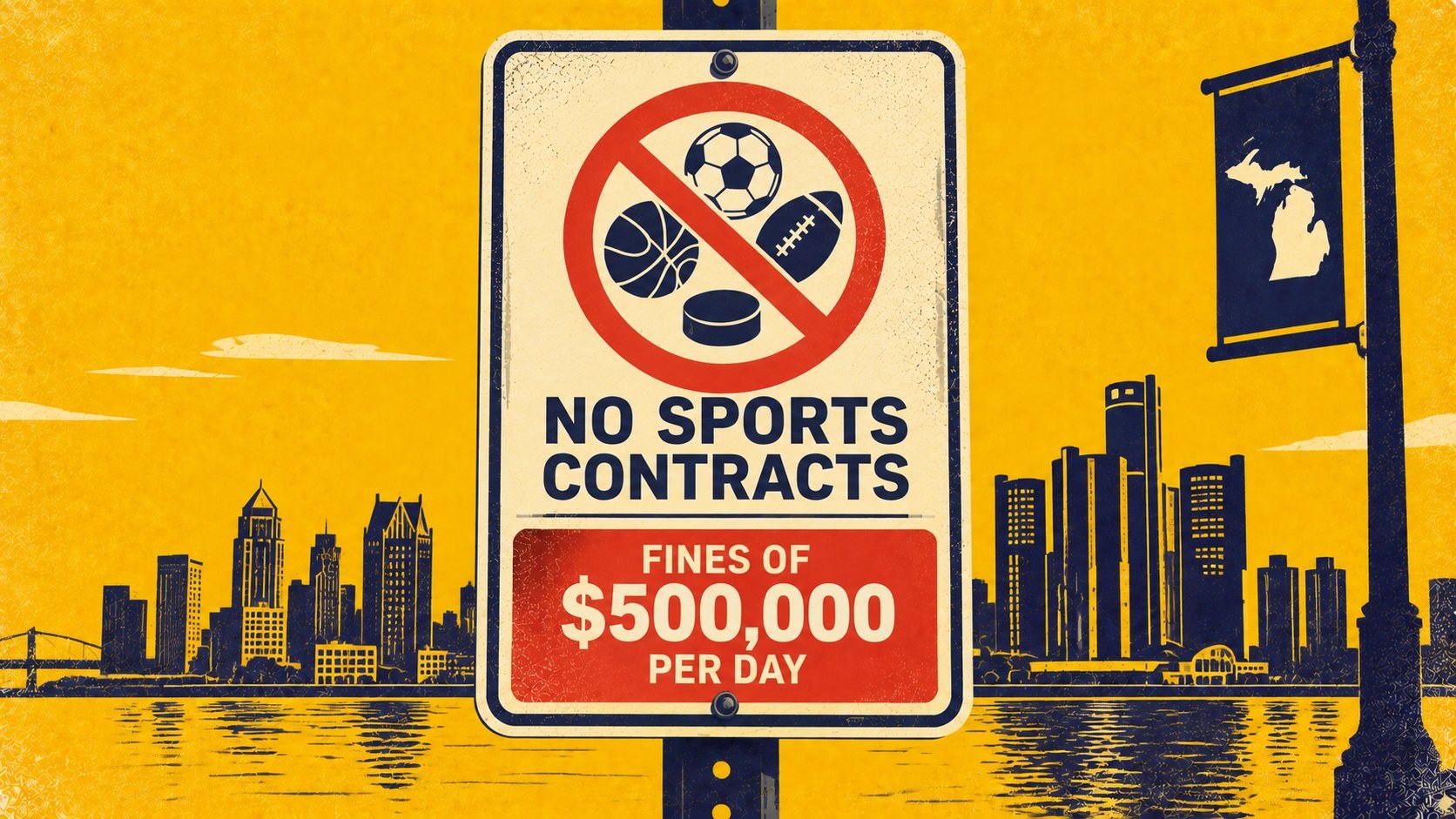 Michigan kalshi sports markets 500k daily fine