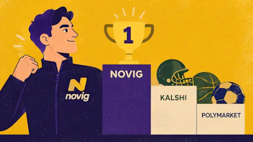 Novig 125m first week prediction market volume