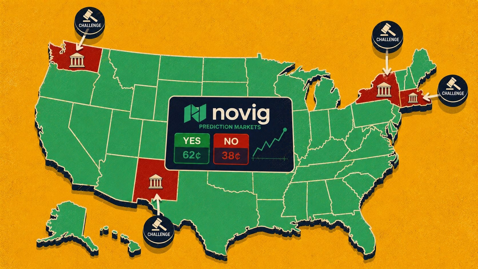 Novig launches prediction markets sues four states